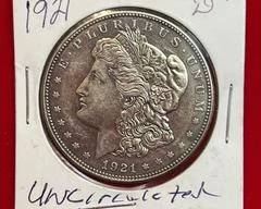 1921 Morgan Silver Dollar