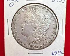 1902-O Morgan Silver Dollar