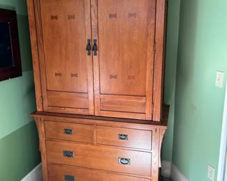 Awesome Mission Style Armoire