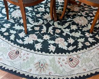 Round Oriental Rug