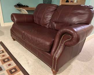 Leather Love Seat