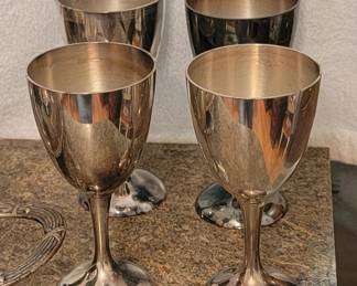 Silver Plate Stemware