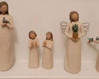 Willow Tree Figurines  Angle of Learning, Peace, Sisters, Angle, Tree Happiness.