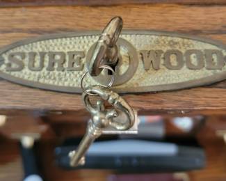 Sure Wood Roll Top Desk