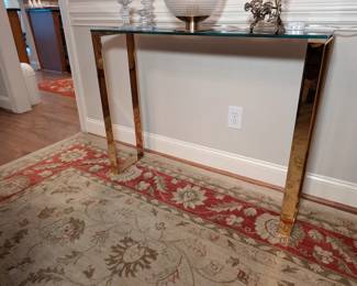 Brass Console Table
