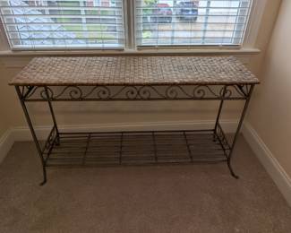 Wrought Iron Sofa Table