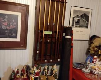 Items Located In The Lower Level Christmas ~ Holiday Billiards Room