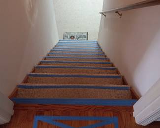 Stairs Leading To The Lower Level ~ Be Careful On The Steps They Are Narrow And Steep