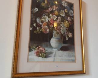 Items On The Walls Leading Up The Staircase