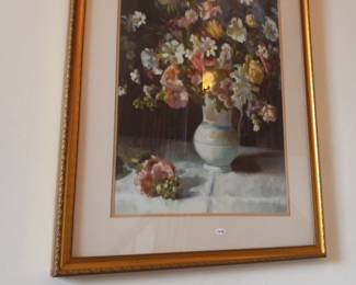 Items On The Walls Leading Up The Staircase