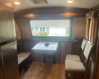 Montana RV dining area