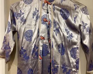 1960's Blue Chinese pajamas