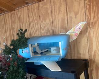 Vintage Barbie airplane