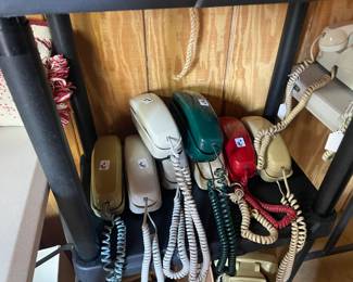 Vintage telephones