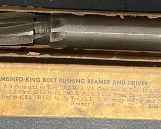 Combined-King Bolt Bushing Reamer & Driver