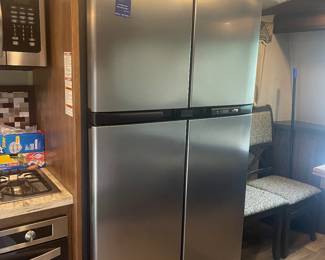 In the Montana RV is this nice refrigerator
