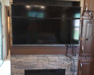 Fireplace, tv and storage
