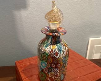 Murano Millefiori perfume bottle