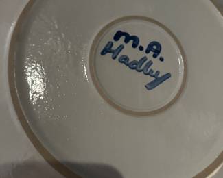 M.A. Hadley hand painted animal dishes