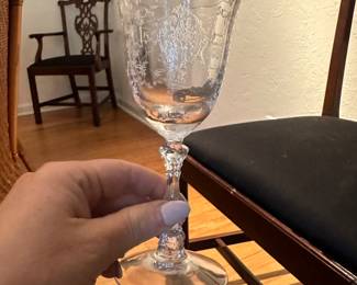 Fostoria Navarre clear stemware