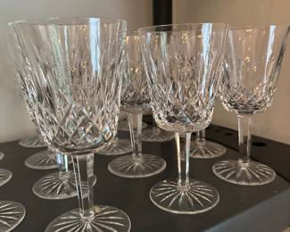 Waterford Lismore crystal stemware