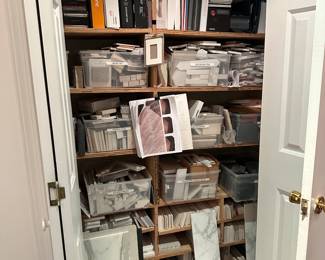 Tile samples from Cambrian, Waterworks, RH, etc