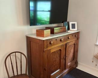 Antique marble top dresser