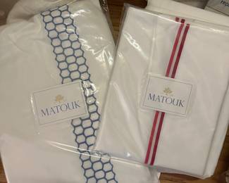 Matouk brand new in package bed linens