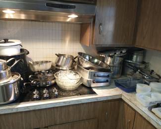Loads of pots and pans