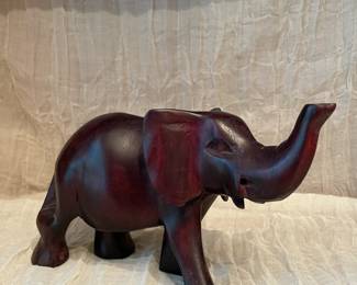 Carved Wooden Elephant.
