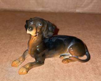 Small Porcelain Dachshund