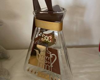 Antique glass rare coffee. 