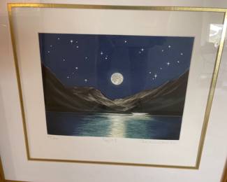 Limited edition painting. Signed and numbered. 