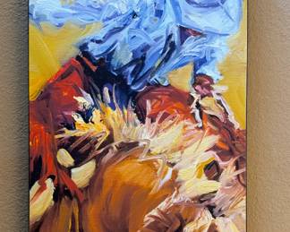 Buckaroo on metal art