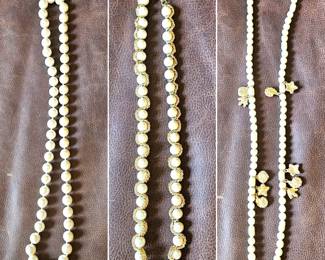 Pearl necklaces