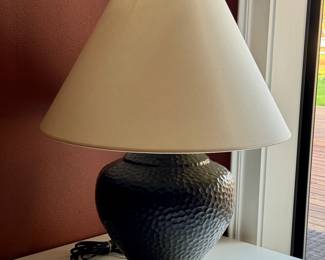 Nice hammered copper lamp