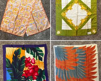 Misc. silk scarves