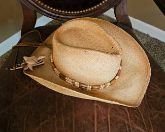 Straw cowboy hat