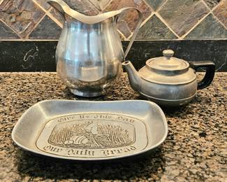 Pewter & stainless steel