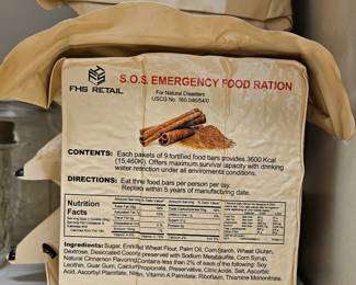Emergency food rations