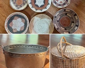 Misc. woven baskets