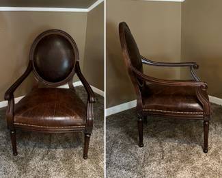 Flexsteel leather armchair