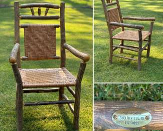 Old Hickory - pair of armchairs 