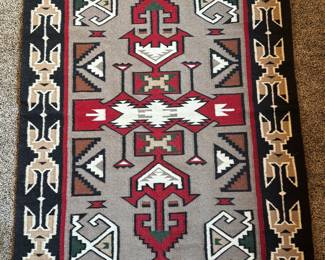 Navajo style area rug