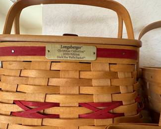 Longaberger Handwoven baskets 