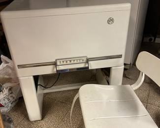 Iron rite 95 vintage machine- will definitely get the wrinkles out!