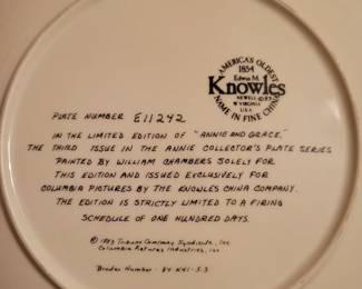 Knowles collectible plates 