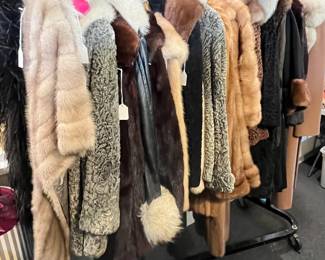 vintage furs and high end outerwear 