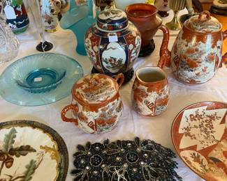 Asian porcelain, depression glass