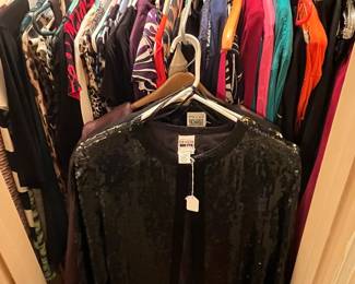 hundreds of vintage and contemporary woman's clothing and accessories